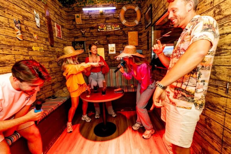 Aloha Amsterdam: Private Karaoke Booth with 20.000 Songs - An Authentic Look at Aloha Amsterdam: Singing Your Heart Out in a Tropical Setting