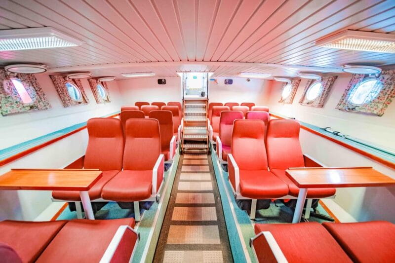 Alta: Altafjord Whale Watching in a Heated Boat - The Comfort of the Heated Indoor Area