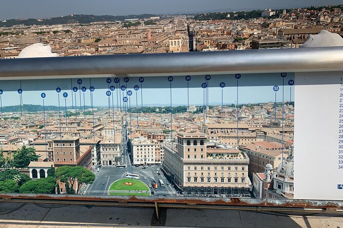 Altar of the Fatherland Panoramic Elevator Admission Ticket - Inclusions in the Ticket