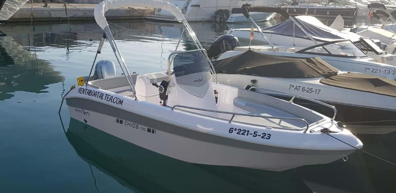Altea: Boat rental without a license - Key Points / Takeaways