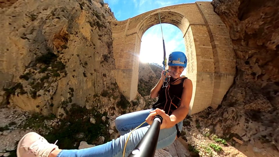 Altea: Bungee Jumping in El Mascarat Canyon - Scenic Jump Location
