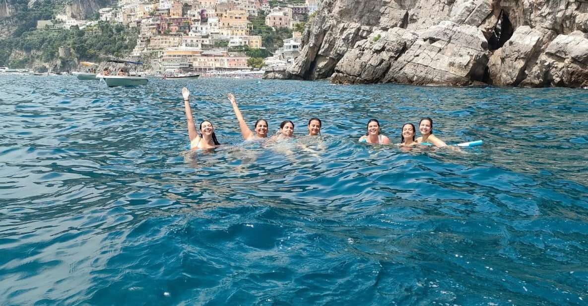 Amalfi Coast: Boat Adventure – Caves, Beaches, Positano - Enjoying Scenic Beaches