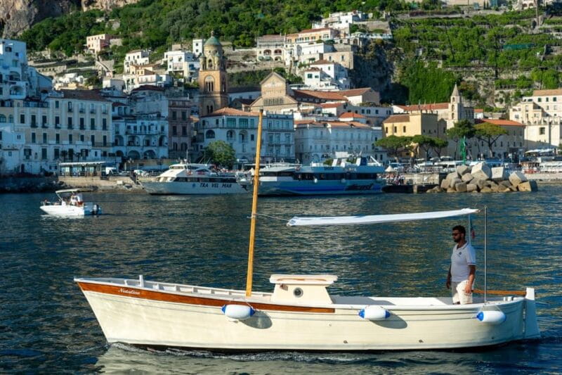 Amalfi cost boat: boat tour with traditional gozzo - Starting Point and Ease of Access