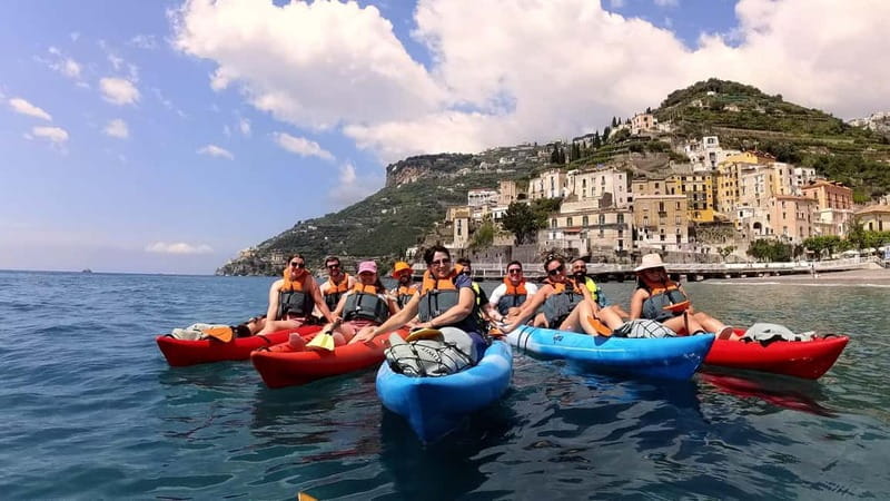 Amalfi: Kayak/Snorkel Tour to Pandora Cave & Lemon Spritz - Discovering the Amalfi Coast by Kayak: An Authentic Water Adventure