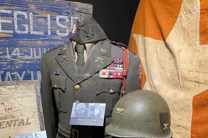 American 101st & 82nd Paratroopers in Normandy battlefield tour - Foucarville: The German POW Camp