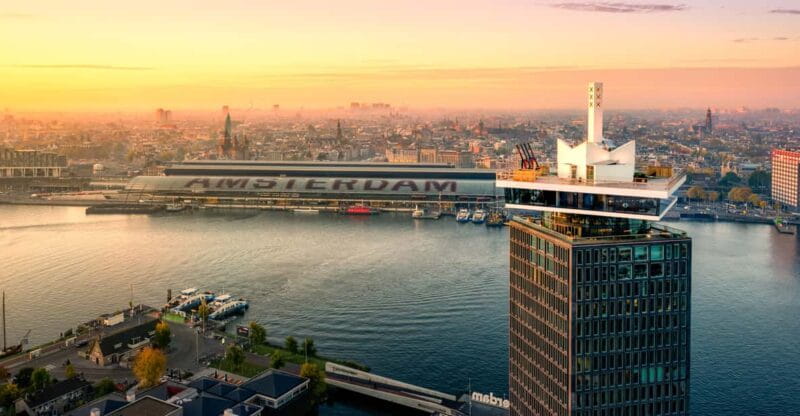Amsterdam: A'DAM Lookout Entry Ticket with 2 Drinks - Additional Attractions for the Brave and Curious