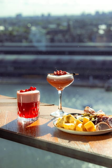 Amsterdam: A'DAM Lookout Ticket and Lunch or Dinner Voucher - Dining at Skybar & Restaurant Madam: A Meal with a View