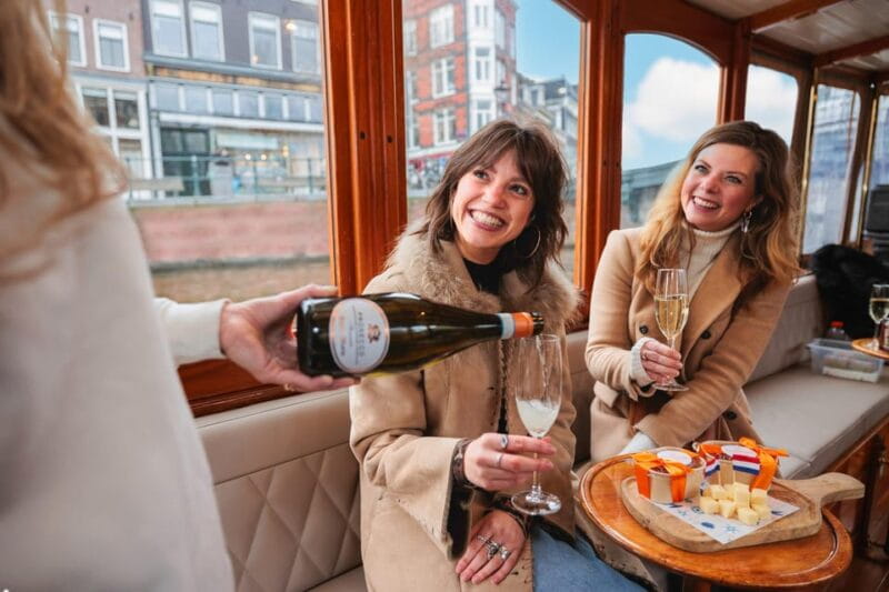 Amsterdam: Canal Cruise with Bubbles & Bites - Key points / Takeaways