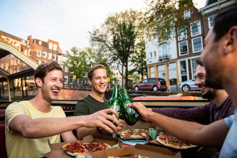 Amsterdam: Evening Pizza Cruise Along the Canals - The Itinerary and What You’ll See