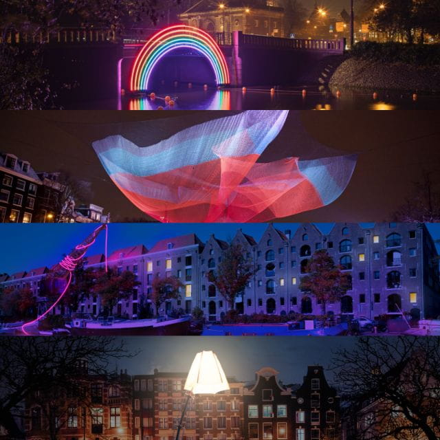 Amsterdam Light Festival Live Commentary & Optional Drinks - Discovering the Magic of the Amsterdam Light Festival by Canal