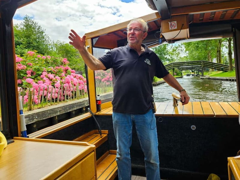 Amsterdam: Live GuideD Giethoorn Boat Tour & Cheese Platter - Key Points / Takeaways