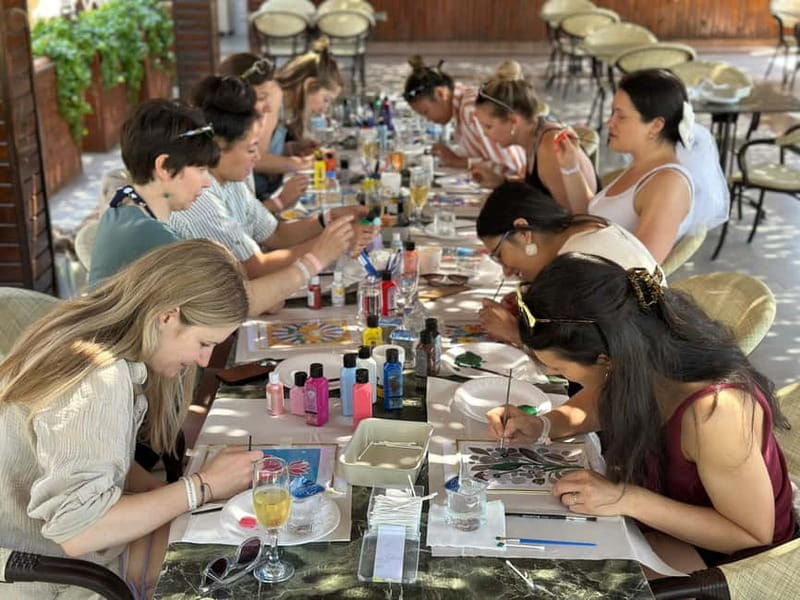 Antalya: Frame Glass Painting Workshop with Turkish Tea - The Sum Up