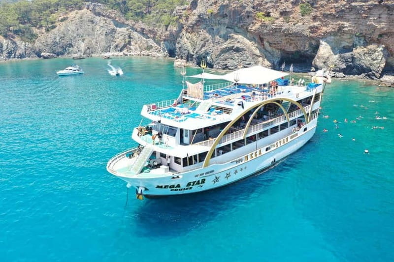 Antalya/Kemer Megastar Boat Trip w/Lunch & Hotel Pickup - Key points / Takeaways