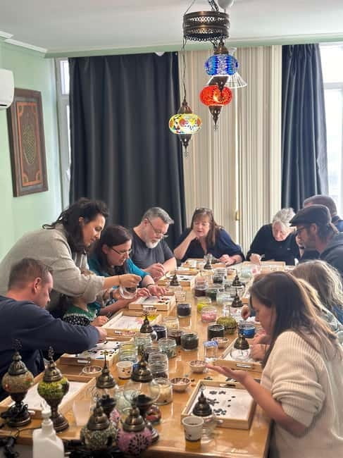 Antalya Old Town: Traditional Mosaic Lamp or Candle Workshop - Key points / Takeaways