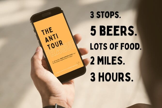 Anti Tour Prague - Self Guided Beer and Food Tour - Key Points
