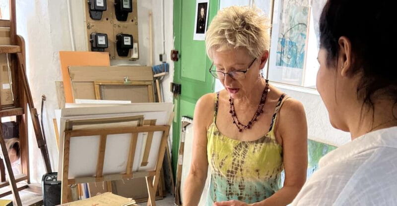 Antibes: make your art souvenir with a Local Artist - Discovering Art in Antibes: An Authentic, Fun Experience