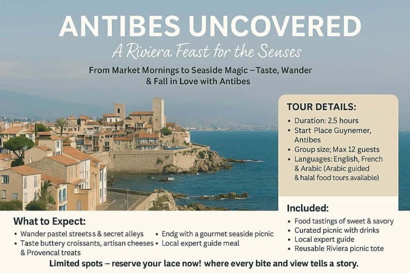 Antibes: Old Town Food Tour with Seaside Picnic - Introduction to Antibes’ Old Town Charm