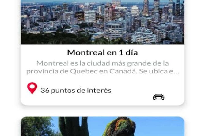 APP Self-Guided Tours Montreal With Audioguide - Accessibility and Accommodations