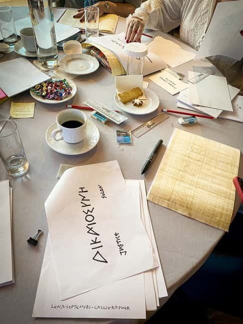 Aptera: Ancient Site and Greek Calligraphy Workshop Tour - Tasting Cretan Flavors: Food and Hospitality Highlights