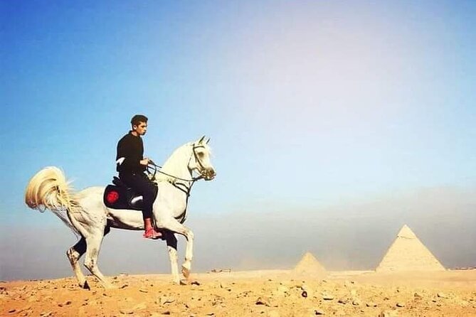 Arabian Nights Sunset Sahara Pyramids Arab Horse or Camel Ride With Bedouin Tea - Safety Considerations