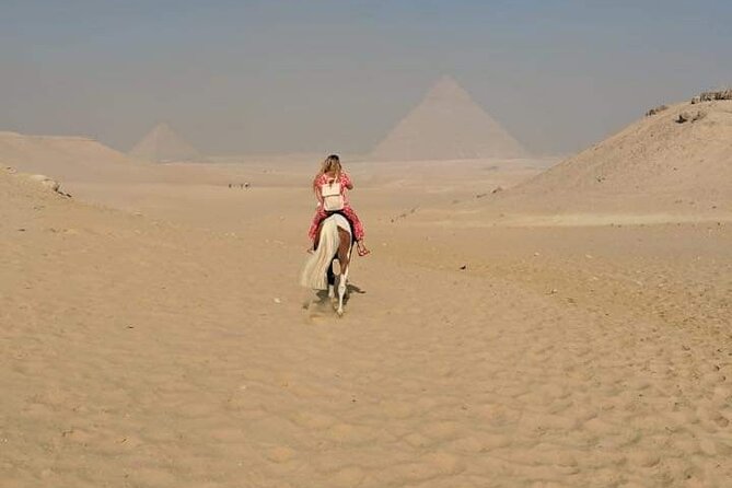 Arabian Nights Sunset Sahara Pyramids Arab Horse or Camel Ride With Bedouin Tea - Tour Duration and Timing