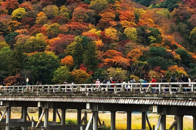 Arashiyama Walking Tour With Optional Sagano Romantic Train Ride - Visit the Iconic Togetsu Bridge