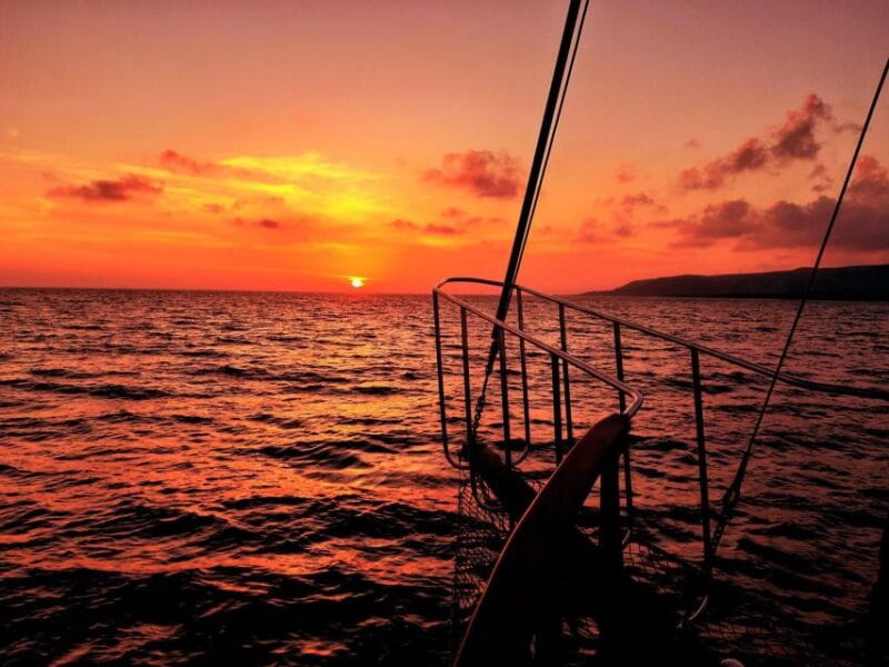 Argostoli: Sunset Cruise with Swim Stops, Dinner, and Wine - Key Points / Takeaways