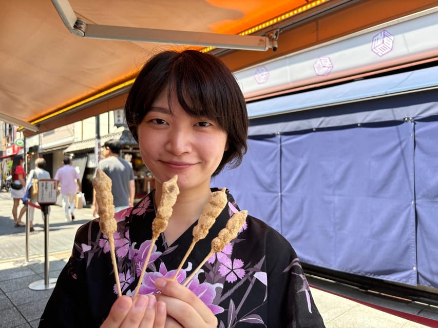Asakusa Private Tour With Street Food Tasting Review - What to Bring