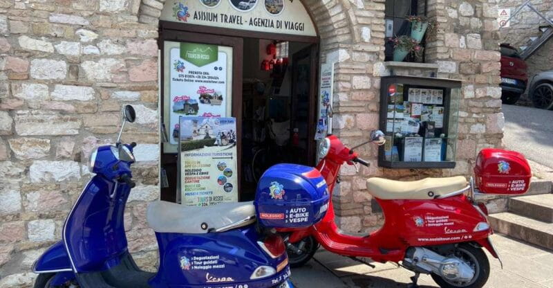 Assisi Rental Vespa '125cc - full day - A Fun and Authentic Way to Discover Assisi and Umbria