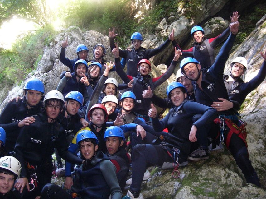 Asturias: Canyoning Adventure With 4 Levels to Choose From - Group Information