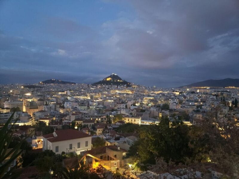 Athens at Night Small-Group Walking Tour with Dinner - Key points / Takeaways