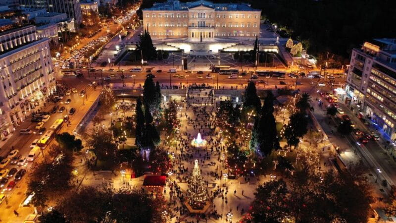 Athens at Night Small-Group Walking Tour with Dinner - The Itinerary in Detail