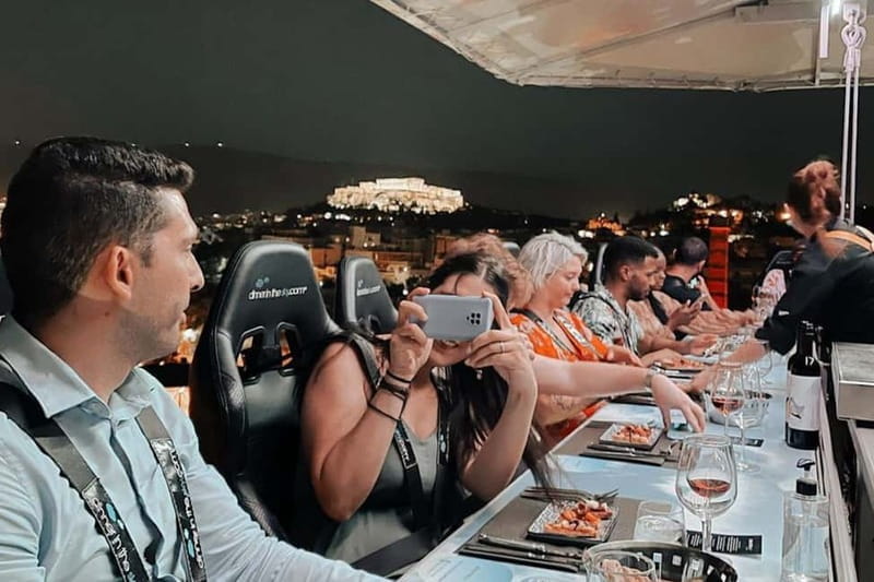 Athens: Dinner in the Sky Experience - How the Experience Works: From Ground to Sky