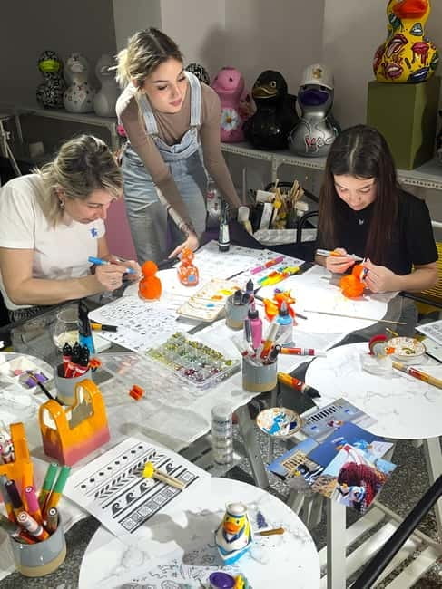 Athens: Duck Painting Workshop with Local Artist - Price, Duration, and Logistics: Is it Good Value?