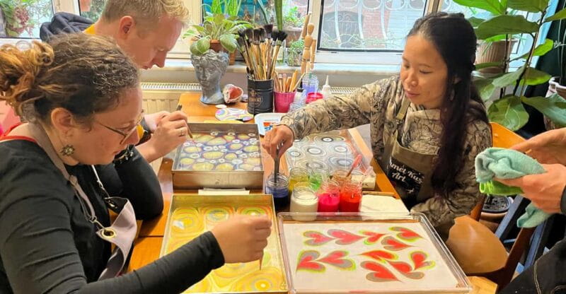Authentic Turkish Art Marbling - Ebru - with Locals at Home - Who Would Love This Experience?