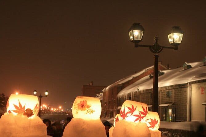 Available February 8–15: Otaru Snow Light Path and Night Views. - Key Points
