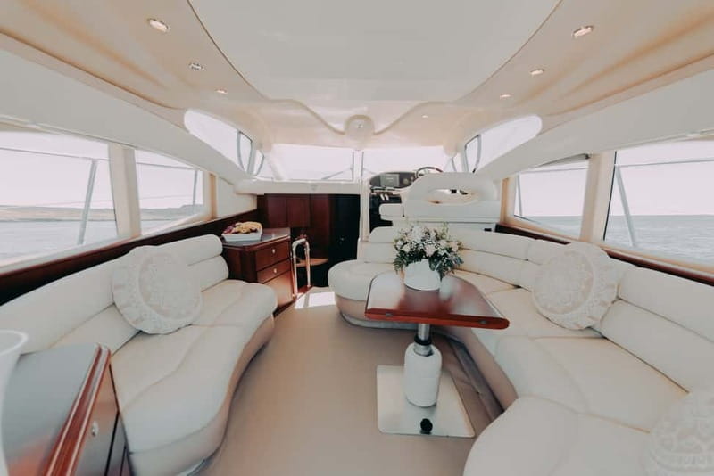 Ayia Napa: Explore Blue Lagoon on board of luxury Azimut 42 - A Closer Look at the Itinerary and What to Expect