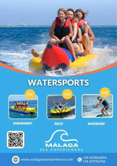 Banana boat in Malaga city, Playa del Palo - The Scenic and Cultural Context