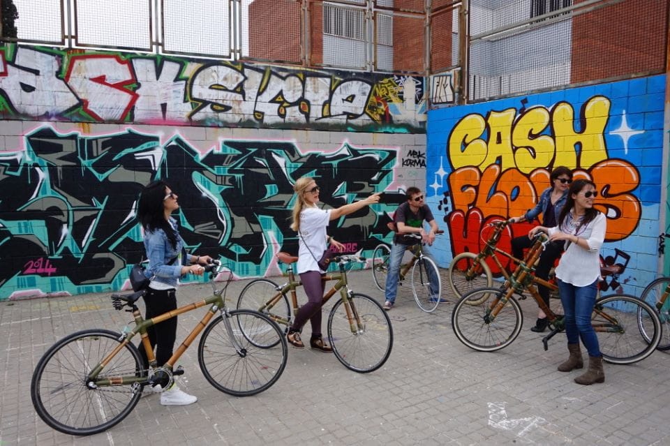 Barcelona: 3.5-Hour Street Art Tour by Bamboo Bike - Experience Highlights