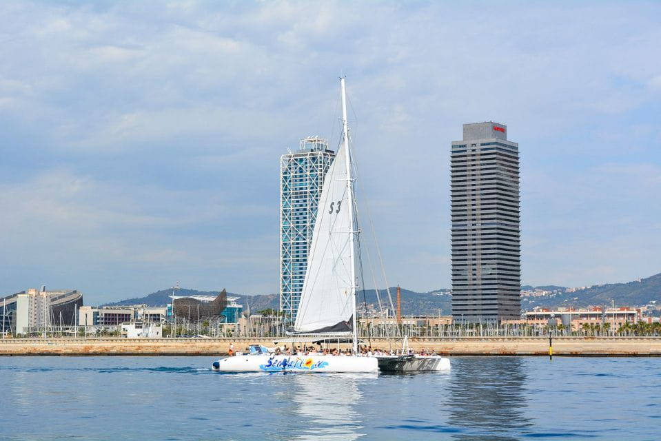 Barcelona: Catamaran Party Cruise With BBQ Meal - Beverage Options