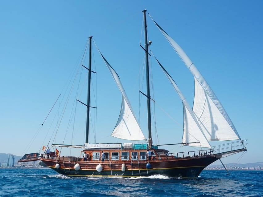 Barcelona: Coastal Cruise Aboard an Elegant Wooden Boat - Cruise Duration and Cancellation Policy