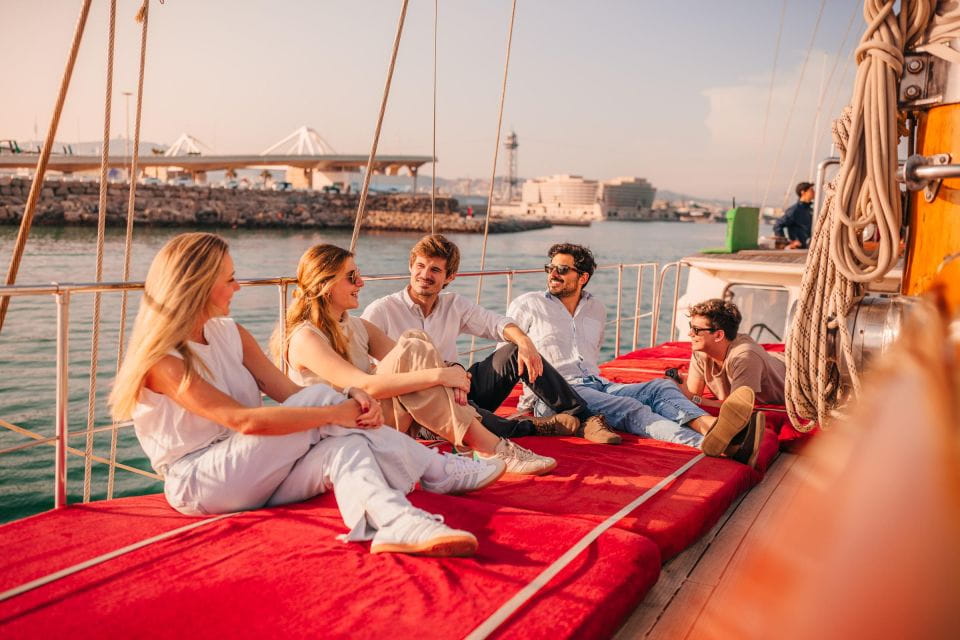 Barcelona: Day or Sunset Sailing Trip With Drink Included - Key Points