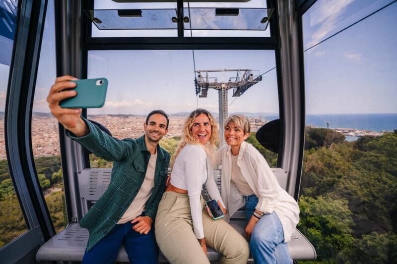 Barcelona: E-Bike Tour with Montjuic Cable Car & Boat Ride - Key points / Takeaways
