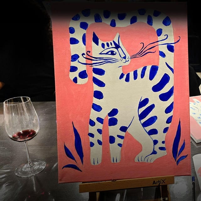 Barcelona: Fluorescent Painting Workshop with Wine and Creativity - Who Might Not Love It?