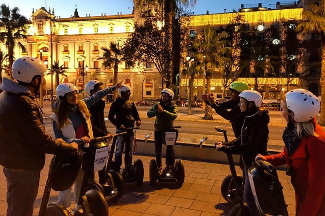 Barcelona Guided Night 2-hour Group Segway Tour - Key points / Takeaways