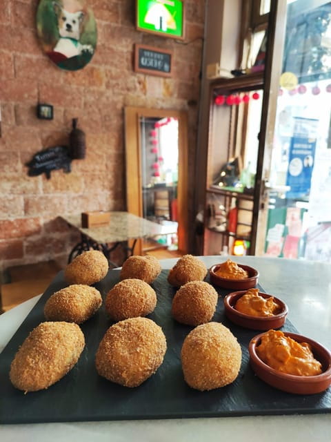 Barcelona: Guided Wine and Tapas Tour With Tastings - Meeting and Accessibility