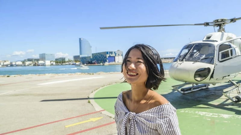 Barcelona: Helicopter Flight & Heliport Boat Transfer - Who Would Love This?