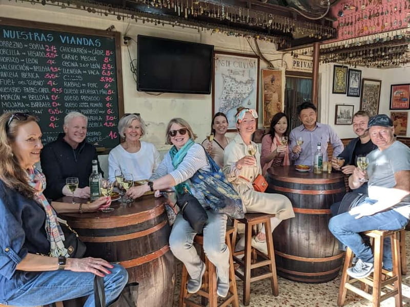 Barcelona: Hidden Bars and Authentic Tapas Journey - End at Plaça del Mercat