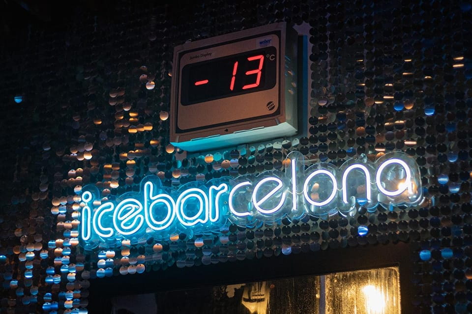 Barcelona: Ice Bar and Terrace Drinks Romantic Package - Things To Know