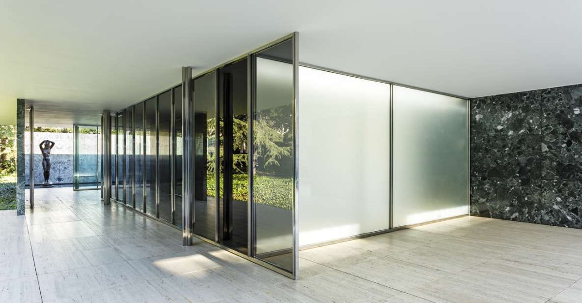 Barcelona: Mies Van Der Rohe Pavilion Ticket and Audio Guide - Exploring the Pavilion